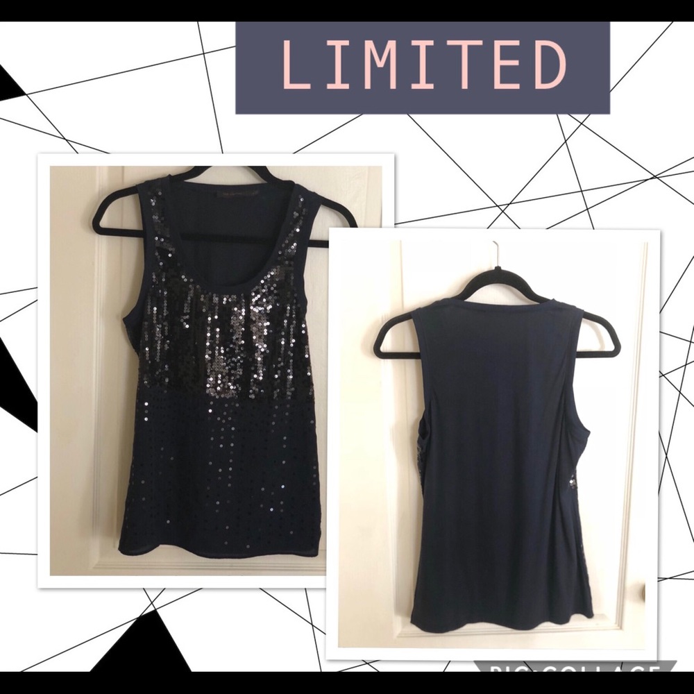THE LIMITED NAVY BLUE CAMISOLE